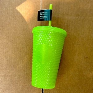 Grande Starbucks Studded Glow in the Dark Cold Cup Tumbler NEW